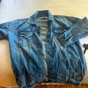 Oversized denim jacket